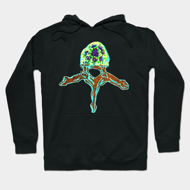 Thoracic Vertebra Terrarium Hoodie by RaLiz